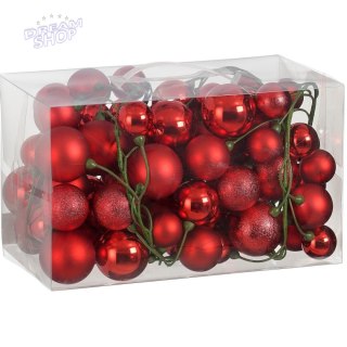 GAŁĄZKA GIRLANDA Z OWOCÓW CZERWONEJ JARZĘBINY 180CM MICA