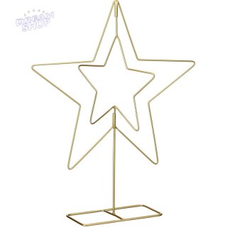 GWIAZDA DEKORACYJNA 50CM ZŁOTA MICA