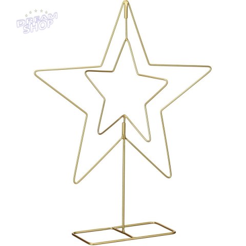 GWIAZDA DEKORACYJNA 50CM ZŁOTA MICA
