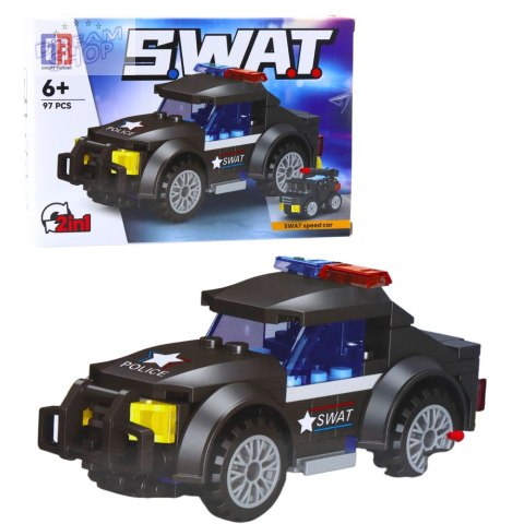 Klocki Konstrukcyjne Pojazdy Środki Transportu SWAT 2w1 92-117 el.