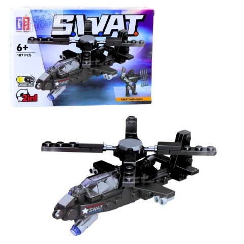 Klocki Konstrukcyjne Pojazdy Środki Transportu SWAT 2w1 92-117 el.