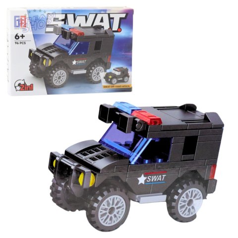 Klocki Konstrukcyjne Pojazdy Środki Transportu SWAT 2w1 92-117 el.