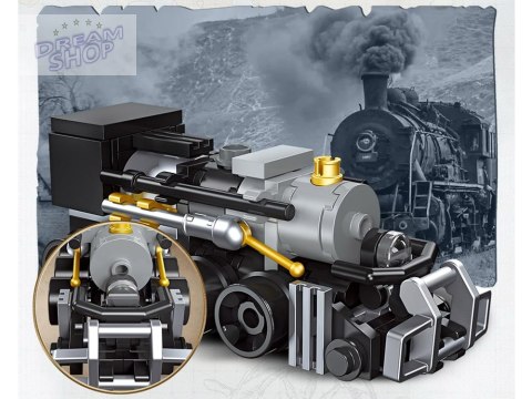 Klocki konstrukcyjne MINITRAIN - różne modele z serii: mini pociąg ZA5759