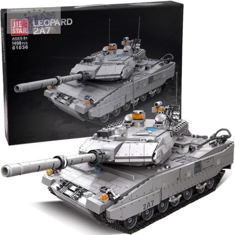 Klocki konstrukcyjne Wojskowy CZOŁG niemiecki Leopard 2A7 - 1498 ele ZA5758