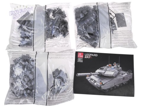 Klocki konstrukcyjne Wojskowy CZOŁG niemiecki Leopard 2A7 - 1498 ele ZA5758
