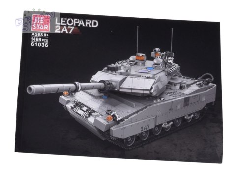 Klocki konstrukcyjne Wojskowy CZOŁG niemiecki Leopard 2A7 - 1498 ele ZA5758