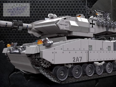 Klocki konstrukcyjne Wojskowy CZOŁG niemiecki Leopard 2A7 - 1498 ele ZA5758
