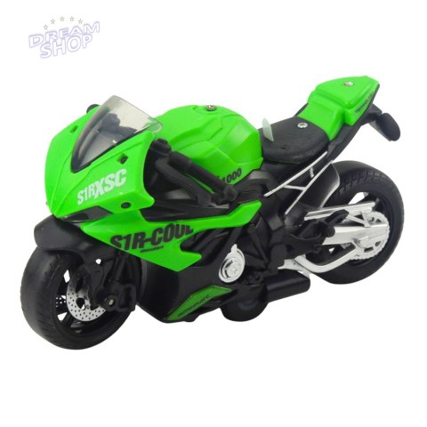 Motocykl Wyścigowy Sportowy Z Napędem Światła Dźwięki Mix