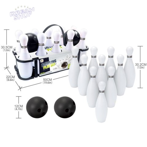 ZESTAW SPORTOWY DO GRY W KRĘGLE BOWLING PLAY SET 30CM