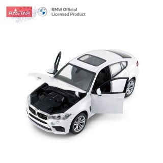 Autko Metalowe 1:24 BMW X6M Białe RASTAR