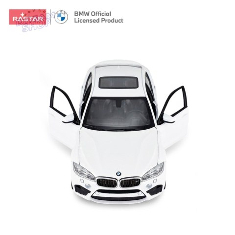 Autko Metalowe 1:24 BMW X6M Białe RASTAR