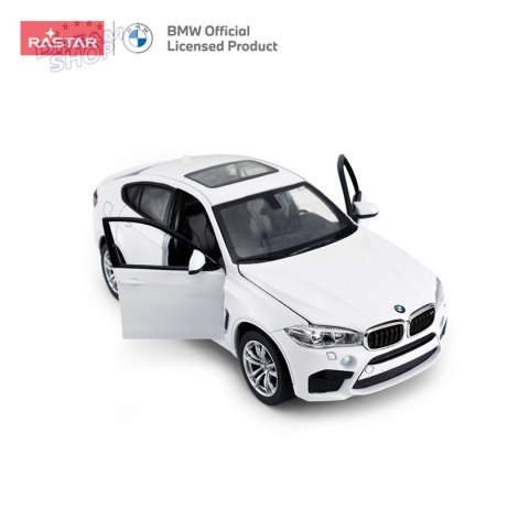 Autko Metalowe 1:24 BMW X6M Białe RASTAR