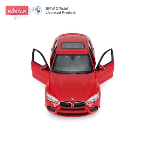 Autko Metalowe 1:24 BMW X6M Czerwone RASTAR