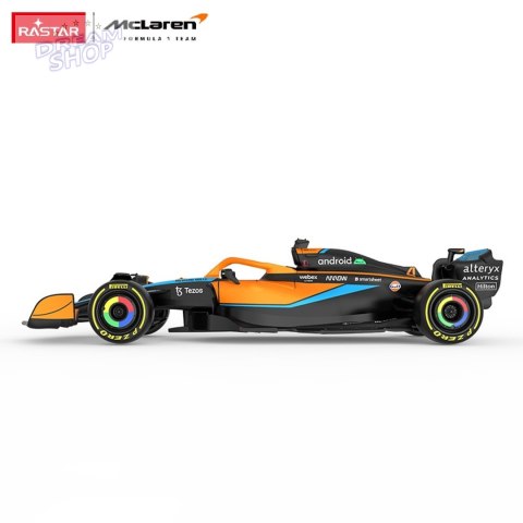 Autko Metalowe 1:24 McLaren F1 MCL36 Pomarańczowe RASTAR