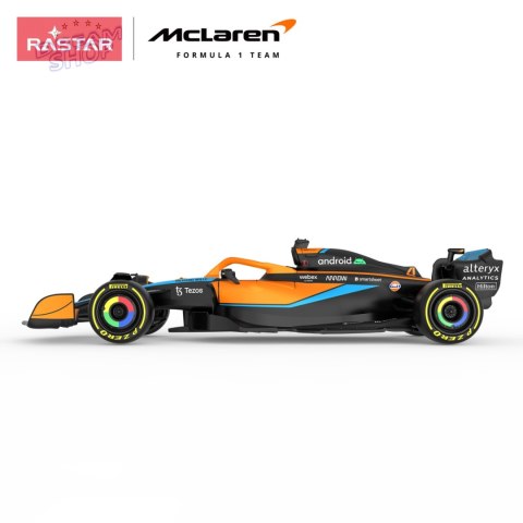 Autko Metalowe 1:24 McLaren F1 MCL36 Pomarańczowe RASTAR