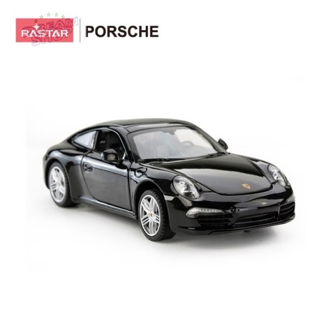 Autko Metalowe 1:24 Porsche 911 Czarne RASTAR