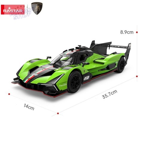 Autko R/C 1:14 Lamborghini SC63 Zielony RASTAR