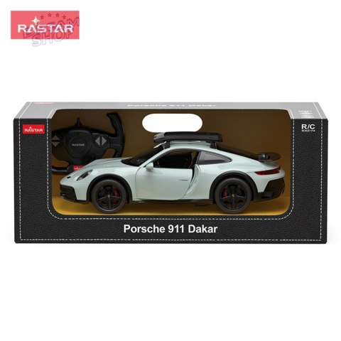Autko R/C 1:14 Porsche 911 Dakar Miętowy RASTAR