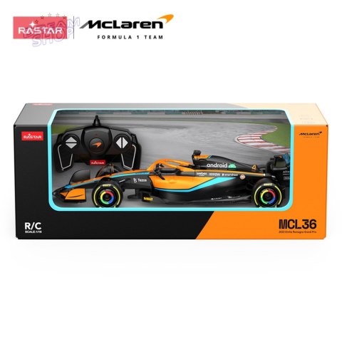 Bolid R/C 1:18 McLaren F1 MCL36 Pomarańczowy RASTAR