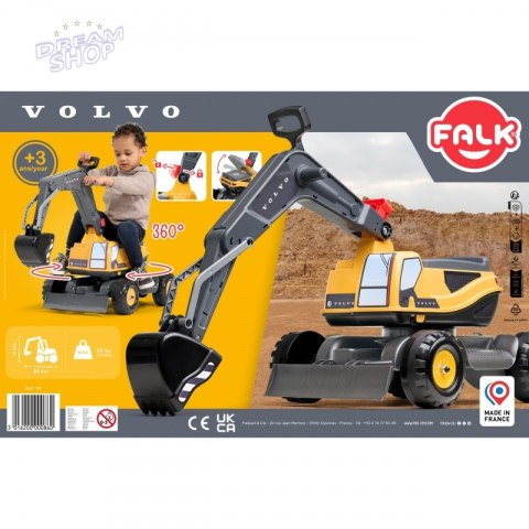 FALK Koparka Przegubowa Volvo Obrotowa Kabina Łopata Pług