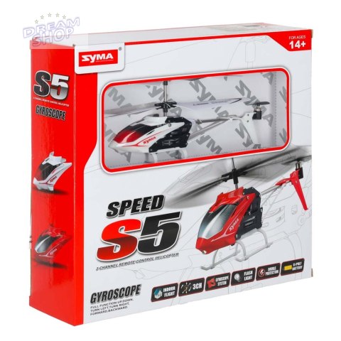Helikopter zdalnie sterowany na pilota RC SYMA S5 3CH biały