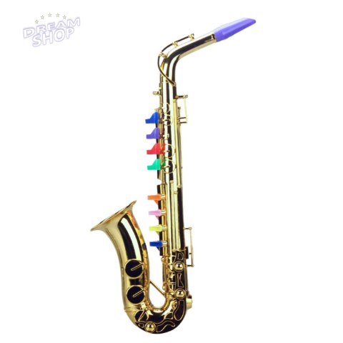 Instrument Muzyczny Dla Dzieci Saksofon Zabawkowy Złoty