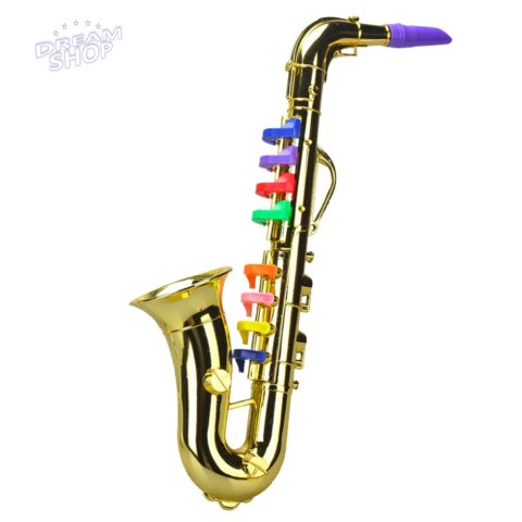 Instrument Muzyczny Dla Dzieci Saksofon Zabawkowy Złoty