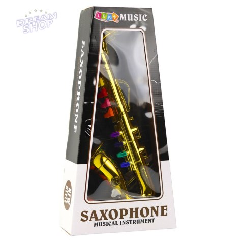 Instrument Muzyczny Dla Dzieci Saksofon Zabawkowy Złoty