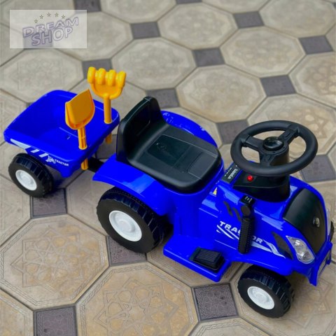Jeżdzik traktor z przyczepą dla dzieci dźwięki Z220N