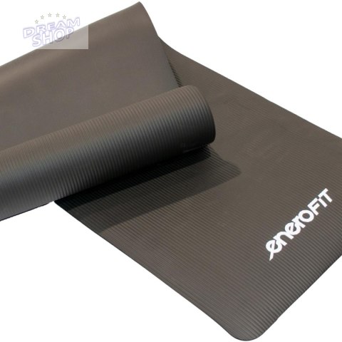 MATA FITNESS NBR ANTYPOŚLIZGOWA 183x61x1.5CM CZARNA ENERO FIT