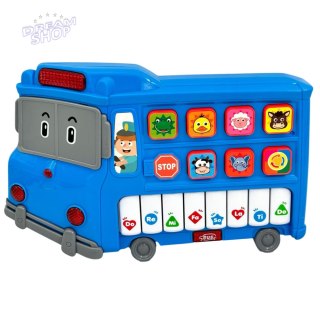 Pianinko Elektryczne Edukacyjne Dla Malucha Autobus Niebieski