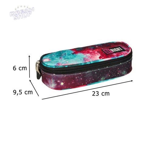 Piórnik saszetka usztywniony z klapką Nebula