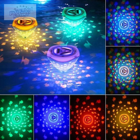 Pływająca lampa LED projektor podwodny do basenu wanny spa SL-012