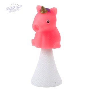 Skaczący Jednorożec Na Sprężynie Pop Up Biały Różowy 10cm Mix