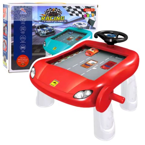 Symulator Jazdy Manualny Stolik Edukacyjny Czerwony