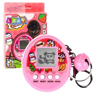 Tamagotchi Pet Egg Gra Elektroniczna 168W1 Brelok Z Dzwoneczkiem Różowa