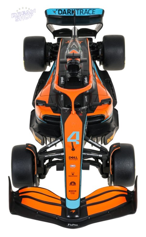 Autko Metalowe 1:24 McLaren F1 MCL36 Pomarańczowe RASTAR
