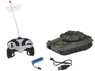 Czołg RC na Pilota Obracana Wieżyczka Światła Realistyczne dźwięki RC0728