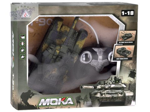 Czołg RC na Pilota Obracana Wieżyczka Światła Realistyczne dźwięki RC0728
