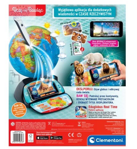 Interaktywny Eduglobus Exploreglobe Clementoni 50848