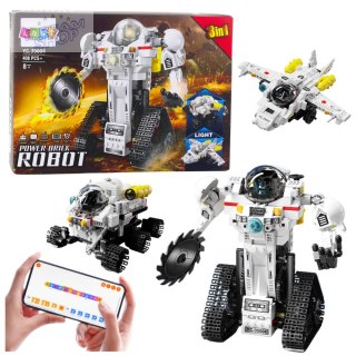 Klocki Konstrukcyjne Robot Kosmiczny Łazik Samolot RC 3w1 408 el.