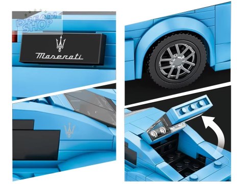 Klocki techniczne Licencjonowane auto Maserati Gran Turismo 384-ele ZA5793