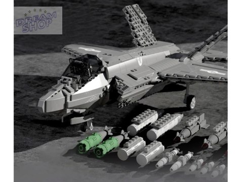 Klocki techniczne amerykański myśliwiec F-35 Lighting II 1600ele ZA5799