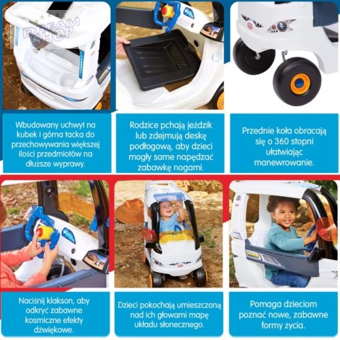 LITTLE TIKES Jeździk Cozy Coupe - Łazik Kosmiczny