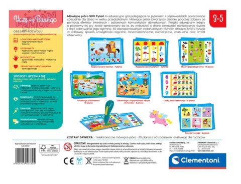 Mówiące Pióro 500 Pytań Clementoni 50782