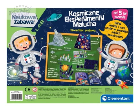 Naukowa Zabawa Kosmiczne Eksperymenty Malucha Clementoni 50798