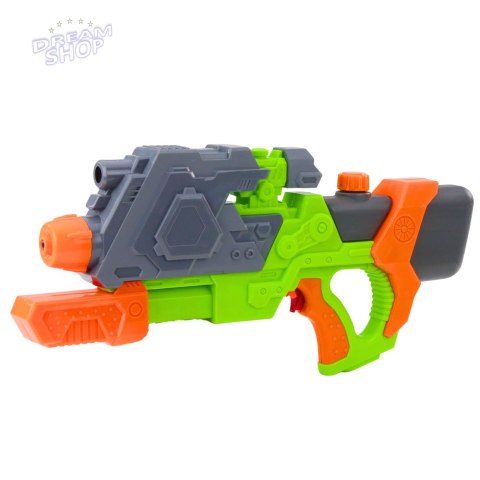 Pistolet Na Wodę Pompowany Mechanicznie Zielono-Pomarańczowy 50 cm