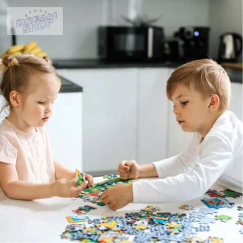 Puzzle Gabby i kocie przygody, Koci Domek Gabi 60 elementów Trefl 17415
