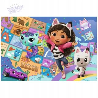 Puzzle Przyjaźń w kocim domku Gabi 100 elementów Trefl 16515