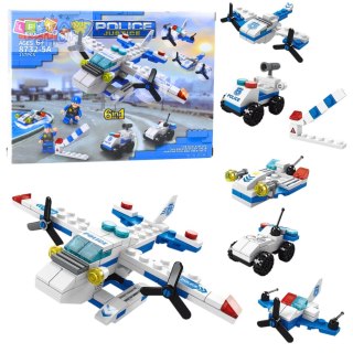 Zestaw Klocki Konstrukcyjne Helikopter Pojazdy 6w1 137 el.